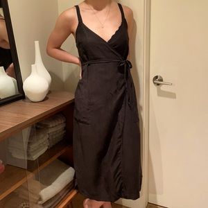 Wilfred Linen Wrap Dress